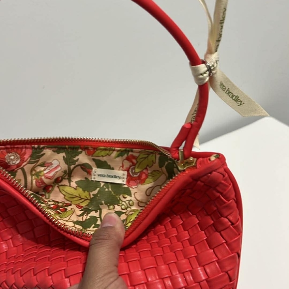 Vera Bradley Red Woven Clutch - Picture 4 of 5